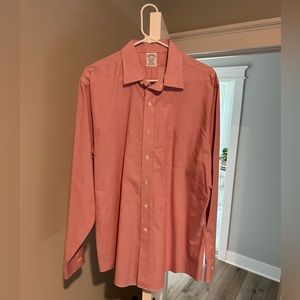 Men’s Brooks Brothers Red with White Stripes Dress Shirt 16.5-36